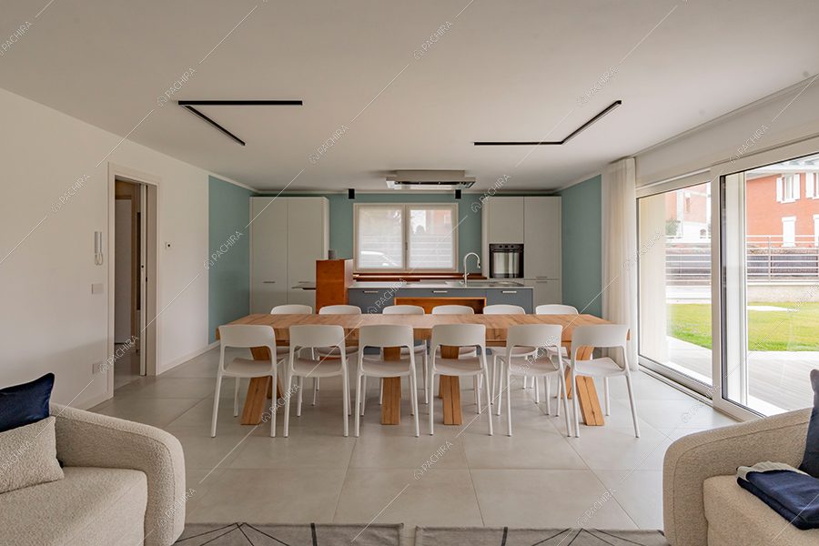 Sala della villa Morava, location in stile moderno a Milano