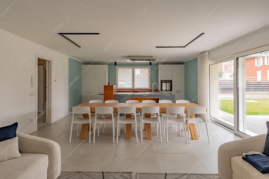 Sala della villa Morava, location in stile moderno a Milano