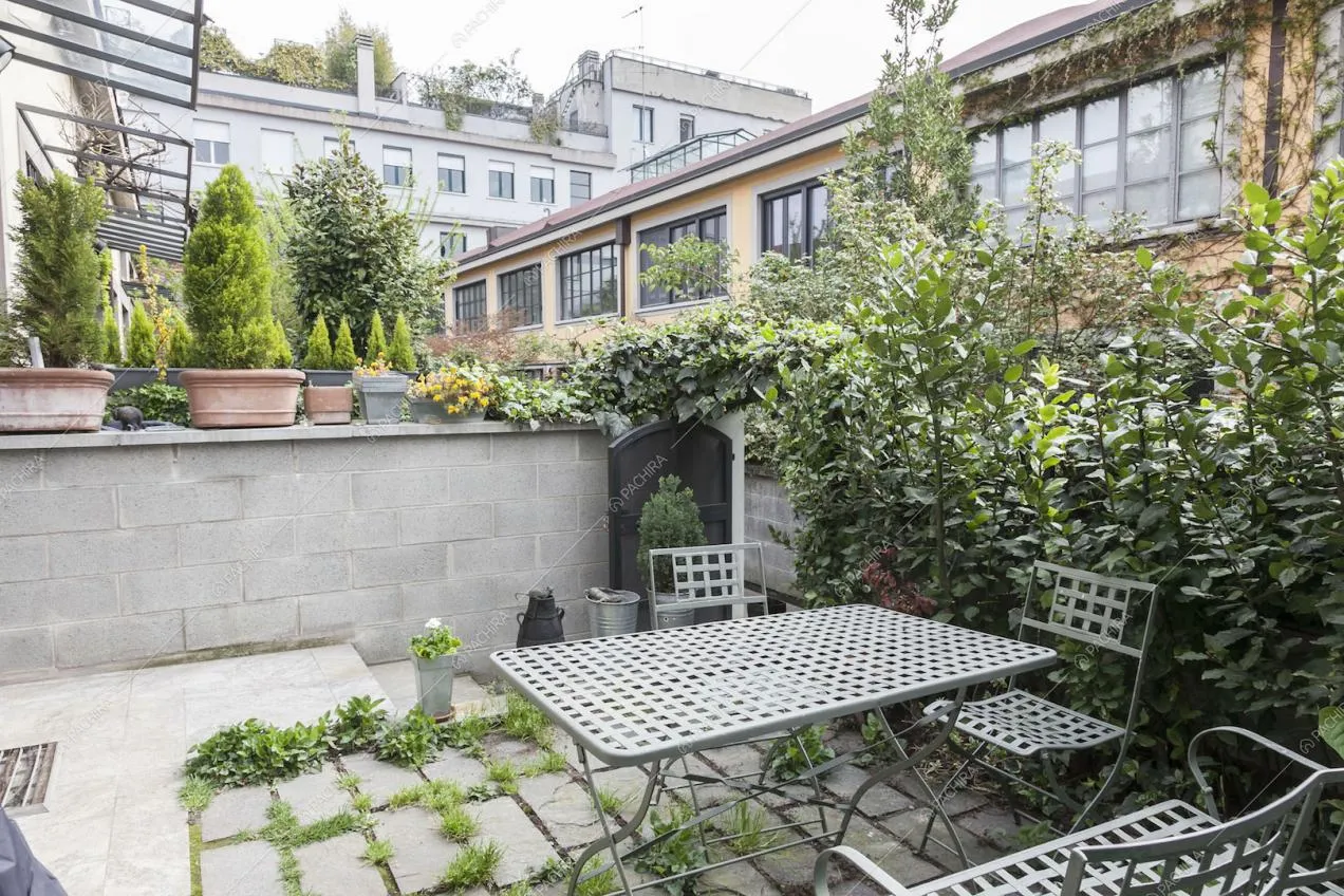 Giardino del loft con piante