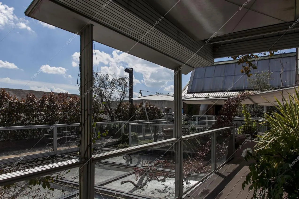 Parapetto in vetro della terrazza