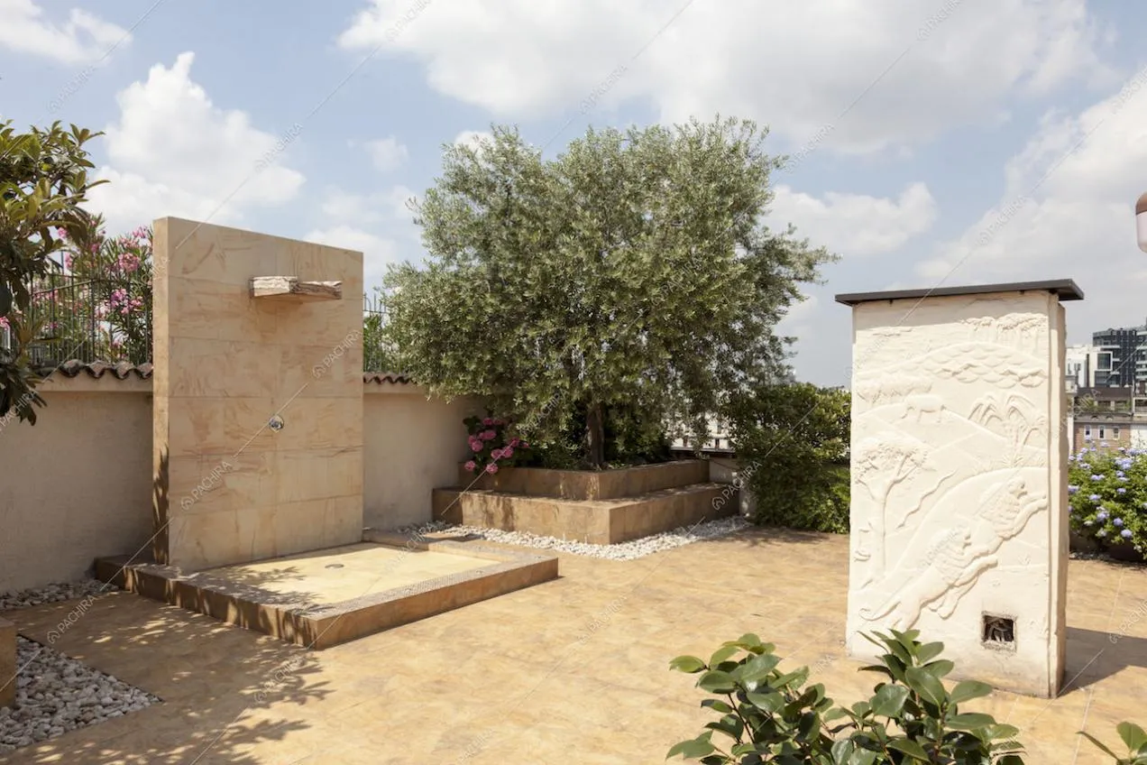 Doccia esterna sulla terrazza