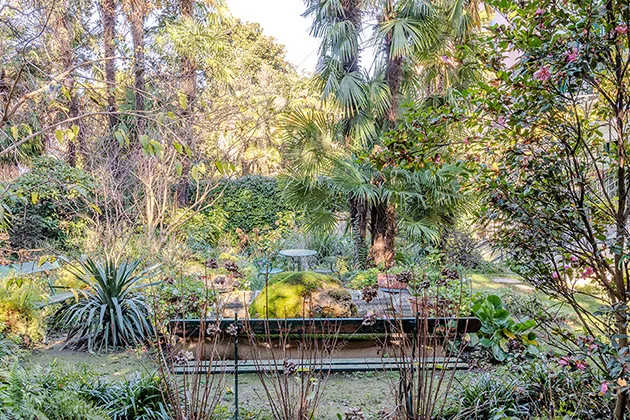 Esterni della villa Yamase, location in stile liberty a Milano