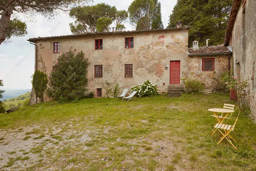 Giardino della masseria Mincio, location in stile rustico a Lucca
