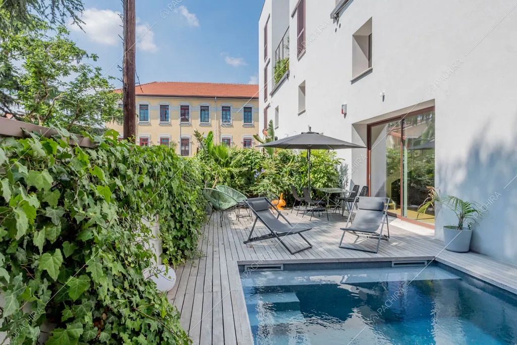 Giardino del loft Fenice, location in stile contemporaneo a Milano