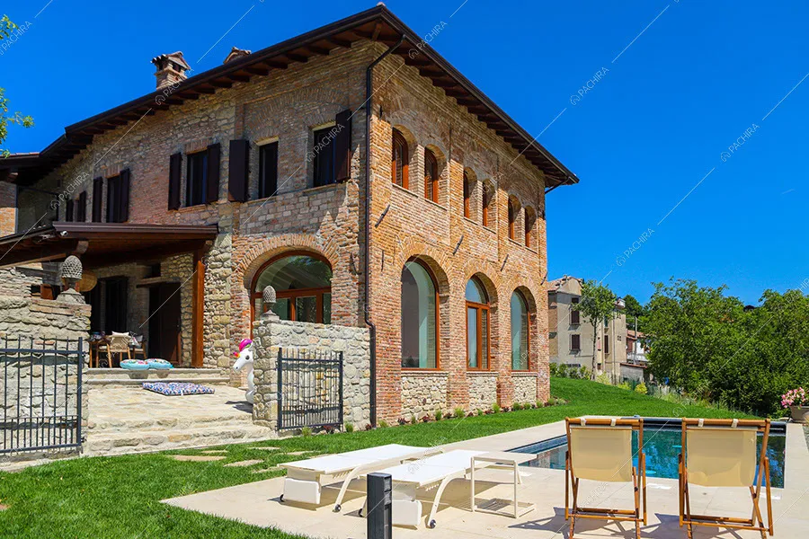 Giardino della villa Zinco, location in stile country a Pavia