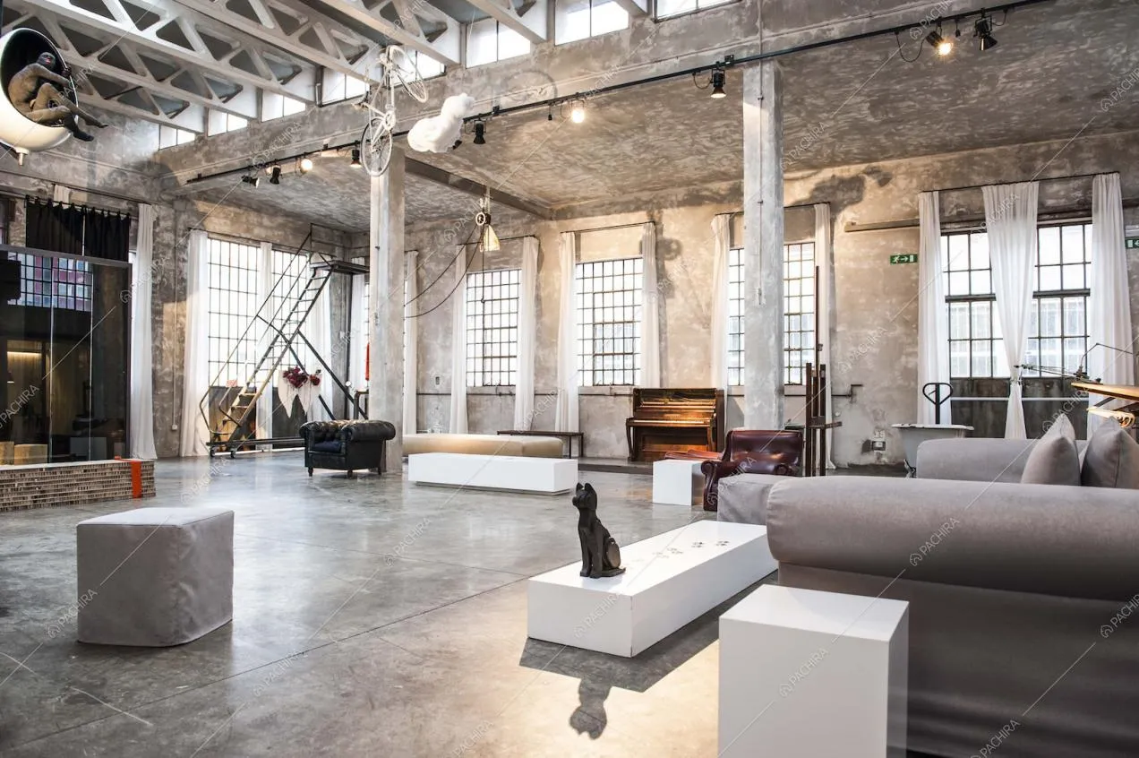Scorcio sull'open space della Location Adonide