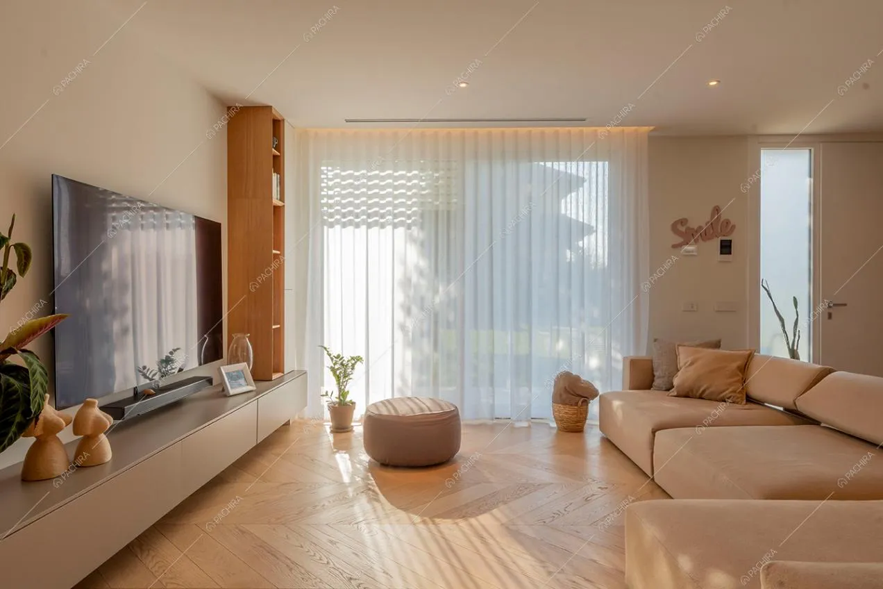 Salotto della villa Brenta, location in stile moderno a Milano