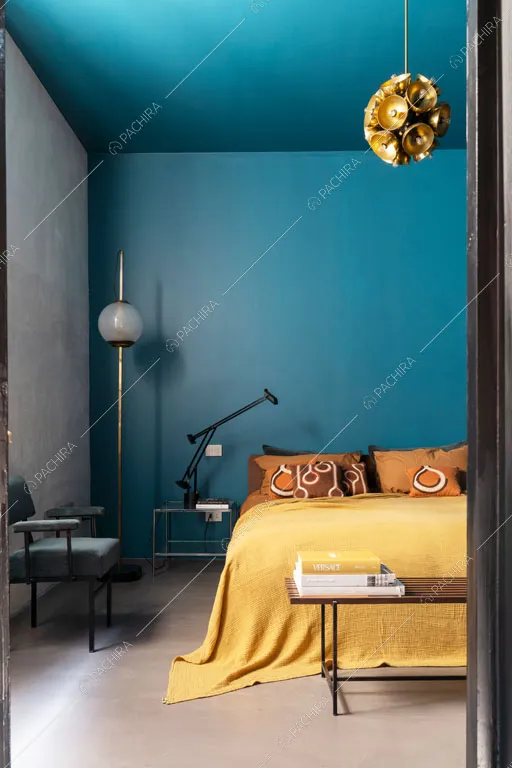 Camera da letto del loft Reno, location in stile contemporaneo a Reggio Emilia