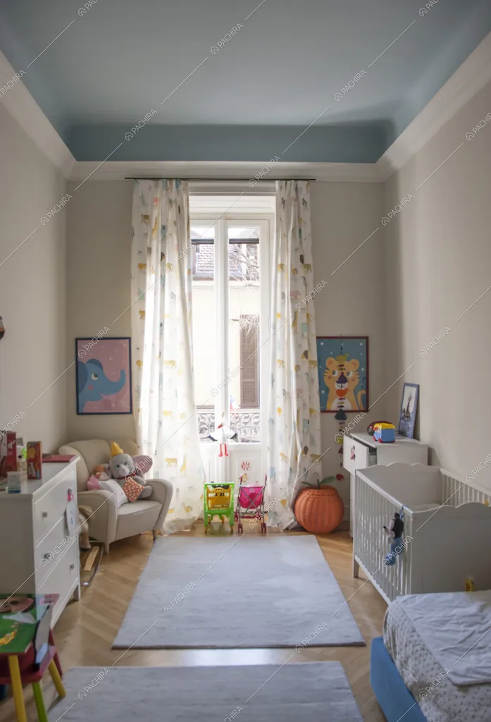 Camera dei bambini dell'appartamento Carvi a Milano