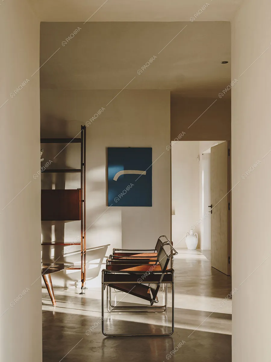 Salotto della villa in stile contemporaneo Kara, location per shooting a Brindisi