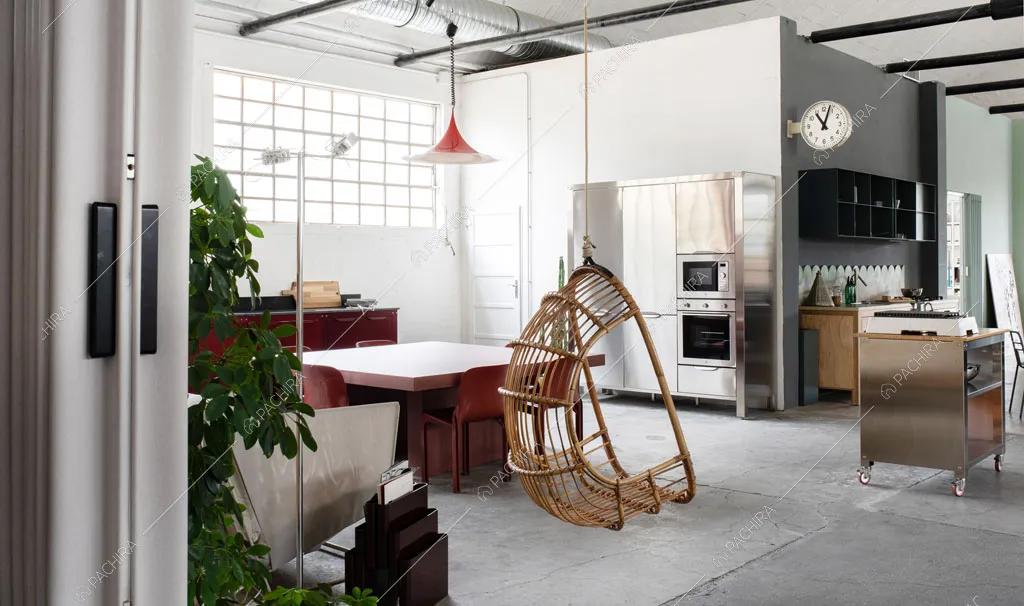 Cucina dell'espositivo Bootia, location in stile moderno a Bologna