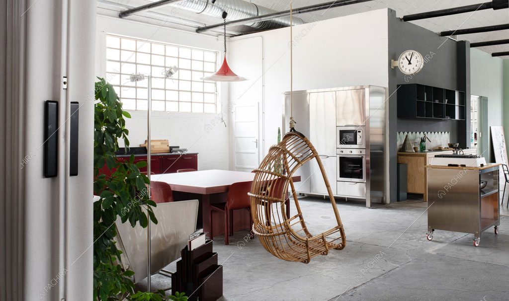 Cucina dell'espositivo Bootia, location in stile moderno a Bologna