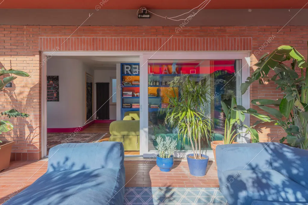Terrazza dell'appartamento Gila, location in stile contemporaneo a Roma