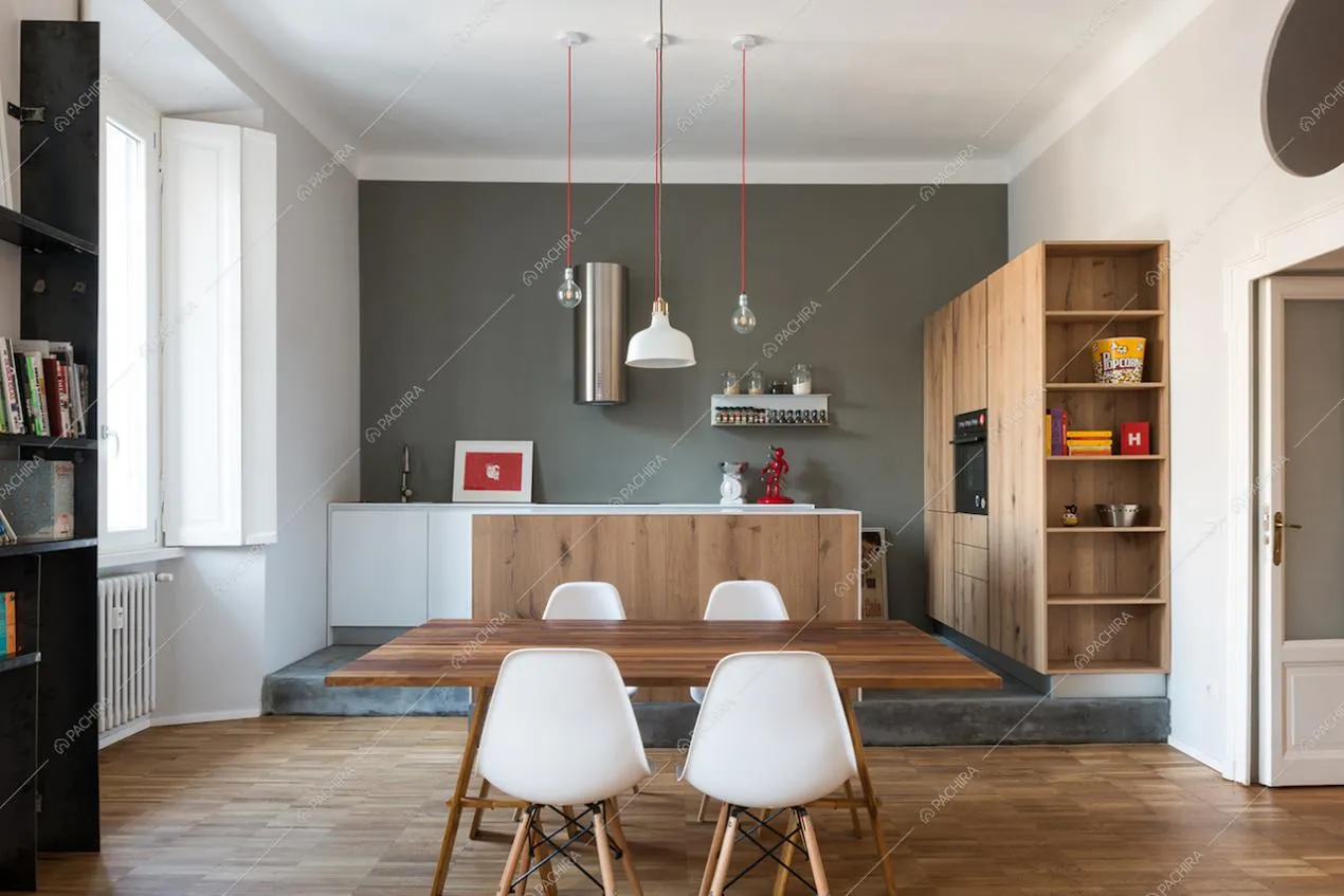 Arredamento contemporaneo nella Location Pistacchio