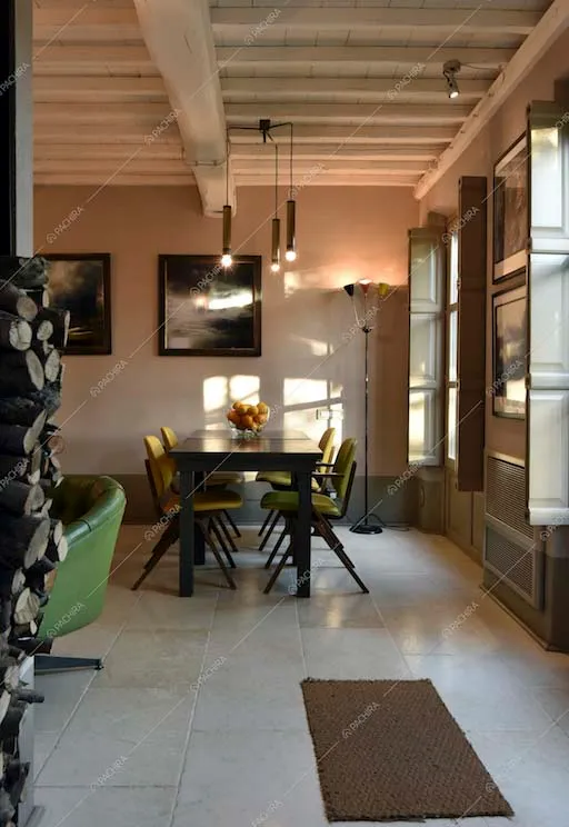 Sala da pranzo della Location Carcadè