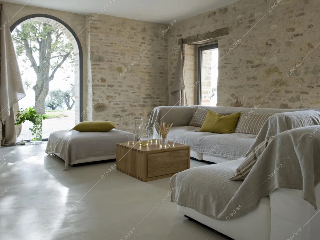 Il living della Location Melissa