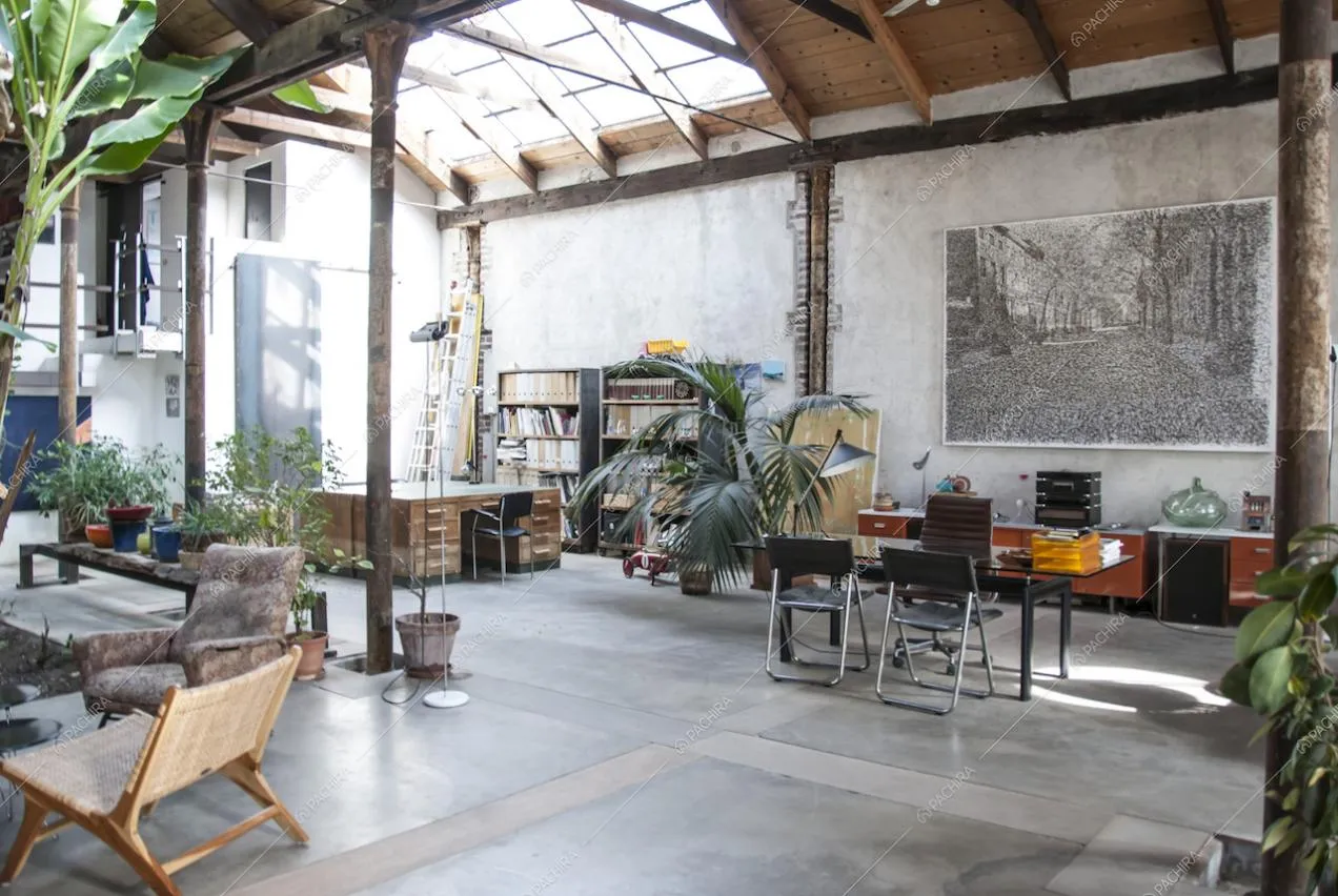 Ampi spazi in stile industriale