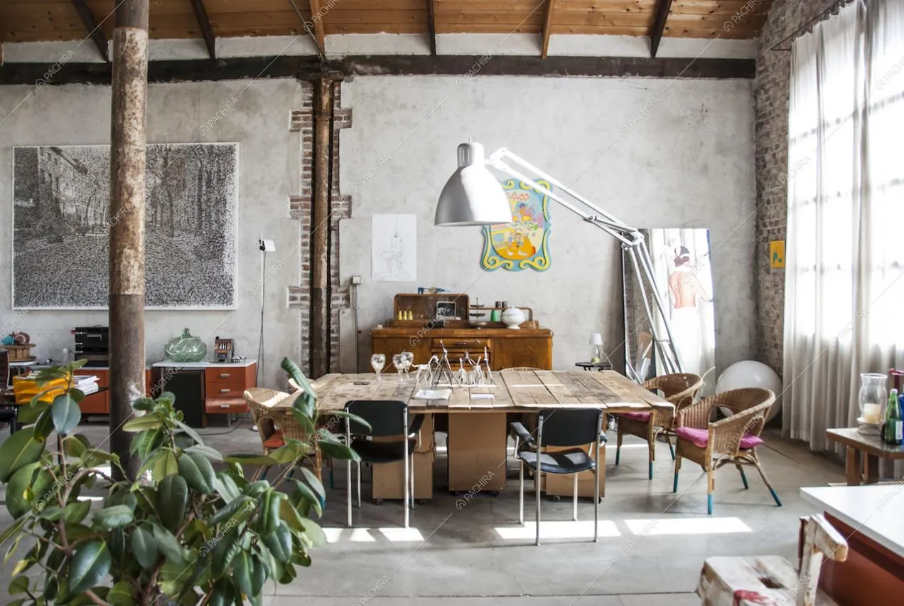 L'ufficio in stile vintage della Location Romice