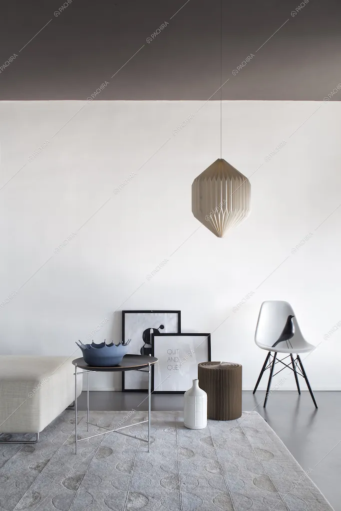 Arredi di design nel living della Location Tulipano