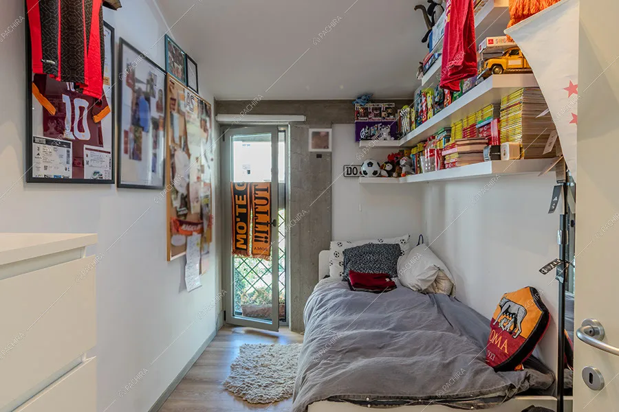 Cameretta del loft Tocantis, location in stile moderno a Milano