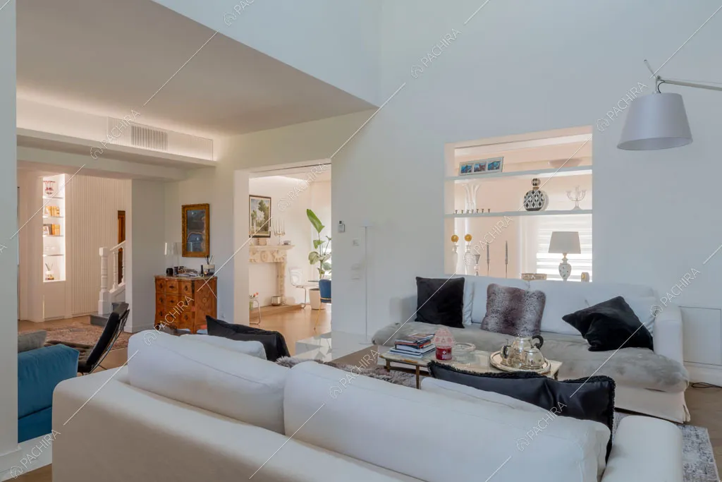 Sala della villa Orinoco, location in stile contemporaneo a Roma