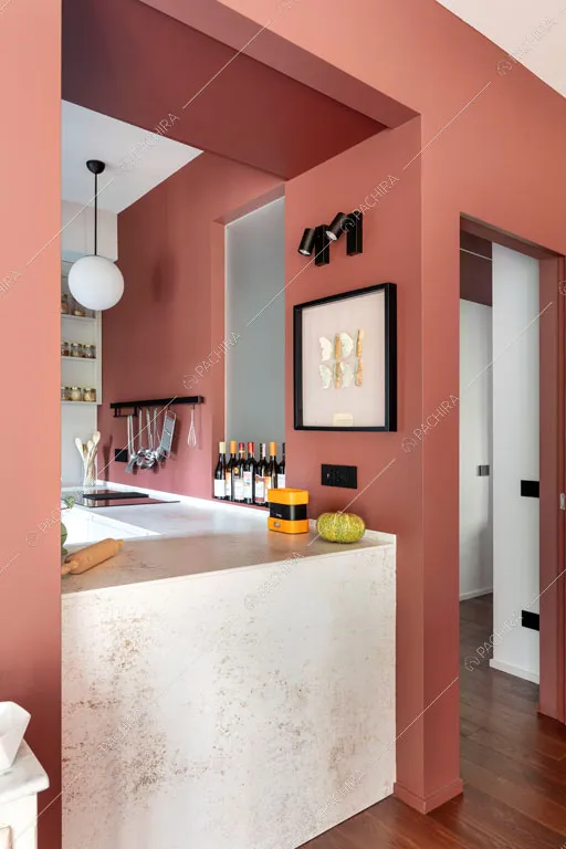 Cucina della location Castagno, appartamento in stile contemporaneo a Milano