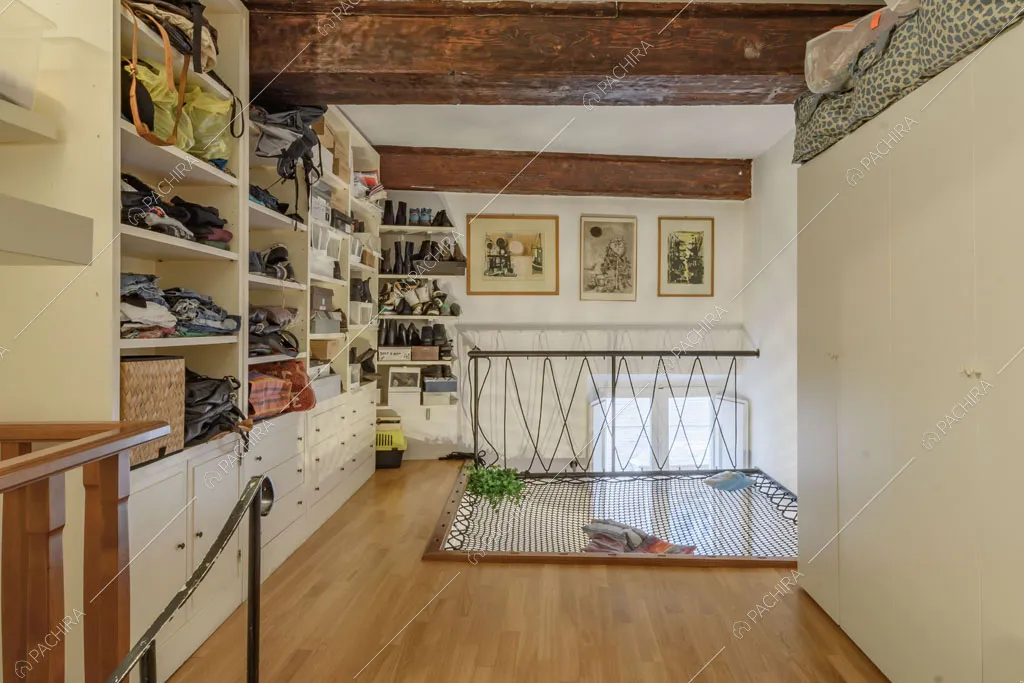 Stanza dell'appartamento Roobois, location in stile insolito a Roma