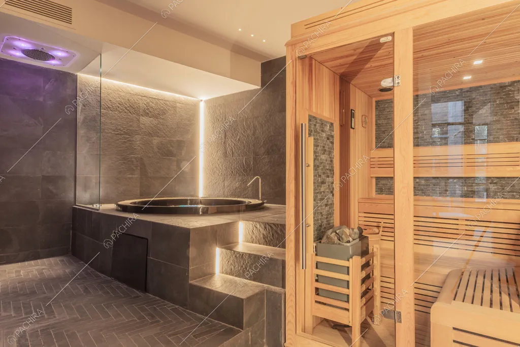 Spa del loft Berillio, location in stile contemporaneo a Roma