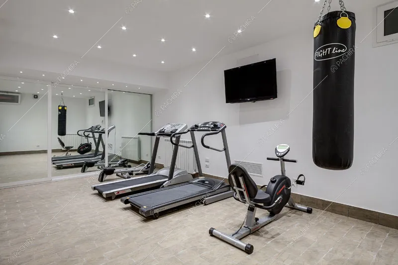 Palestra della villa Kunzite, location in stile moderno a Roma