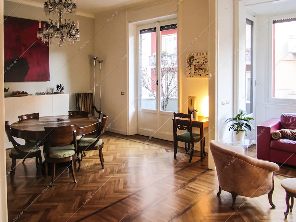 Salotto in stile vecchia Milano