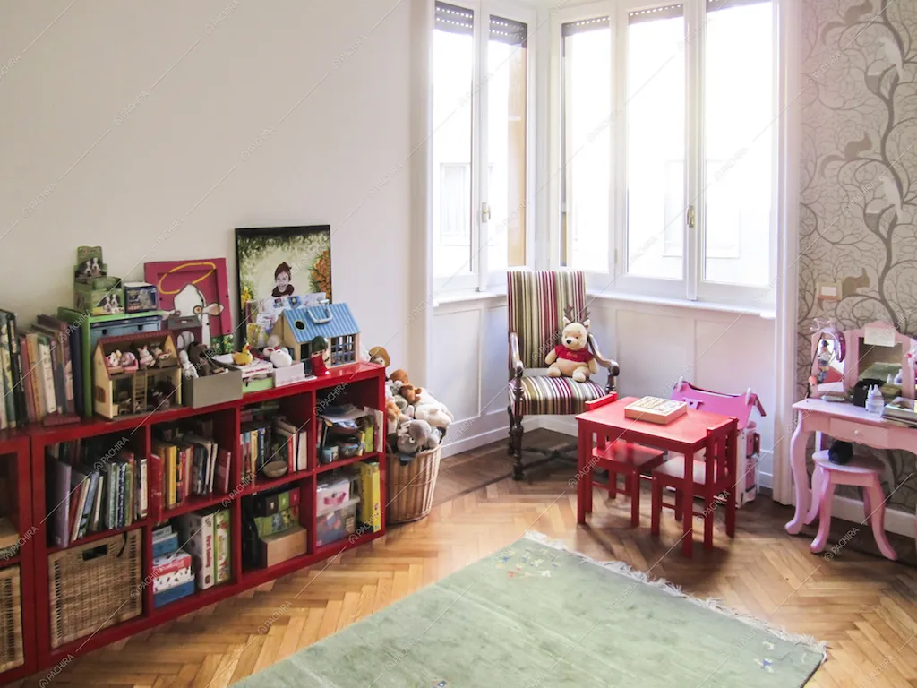 La camera dei bambini in stile vintage