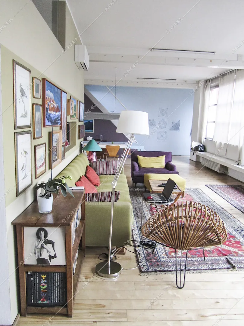 Il salotto moderno del Loft