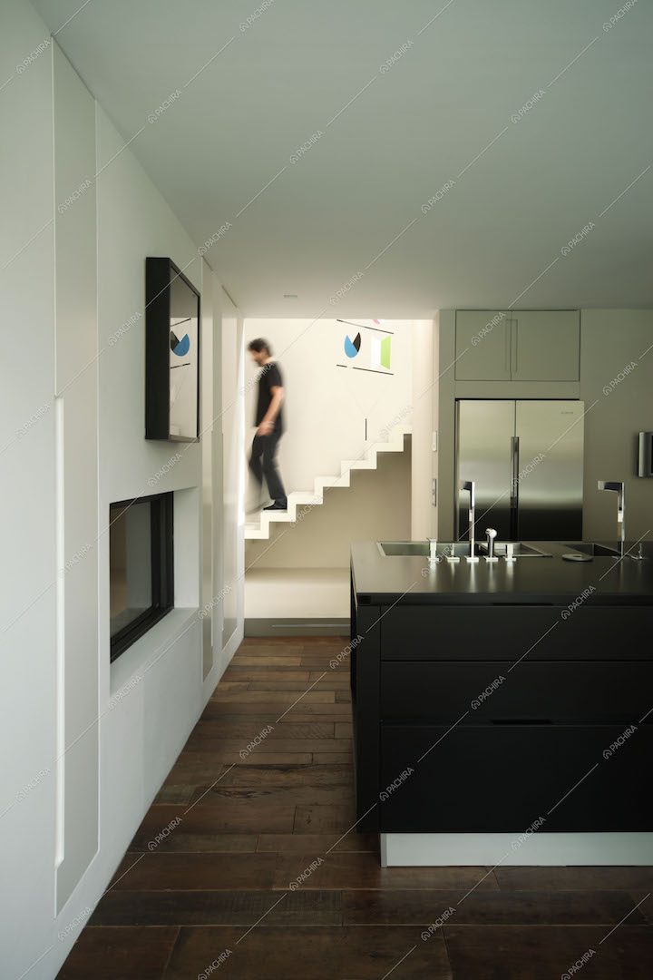 Scorcio sull'interno illuminato