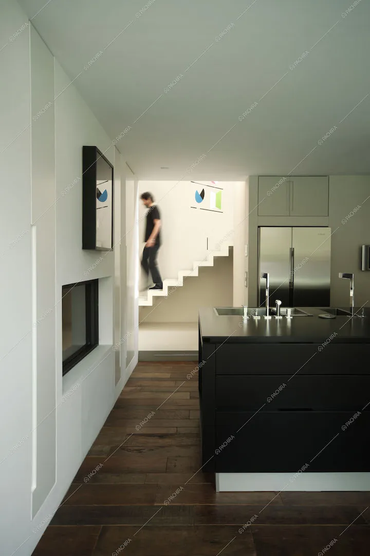Scorcio sull'interno illuminato