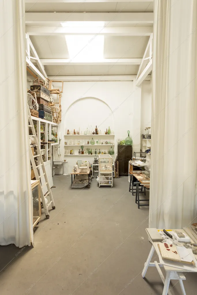 Corridoio del loft e laboratorio