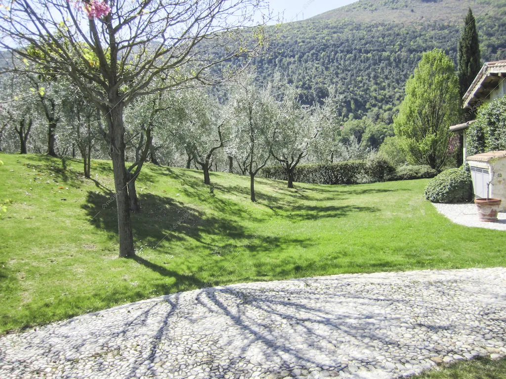 La vista sul giardino
