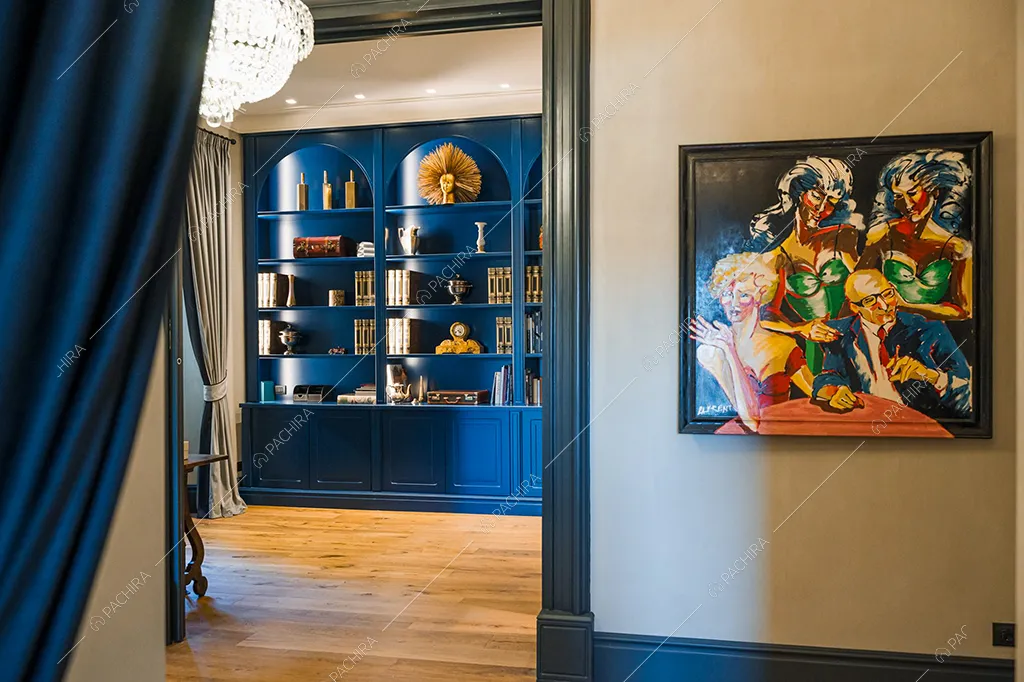 Corridoio dell'appartamento Bogda, location in stile moderno a Roma
