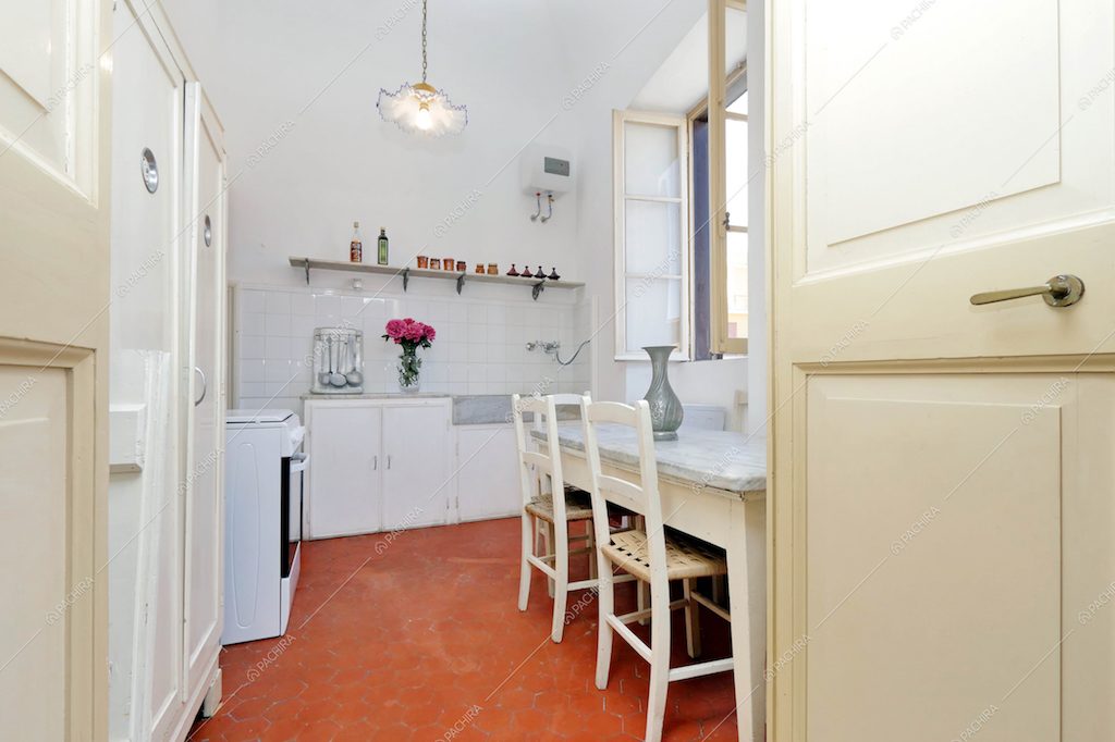 La cucina di una volta in questa Dimora Storica vicino a Roma