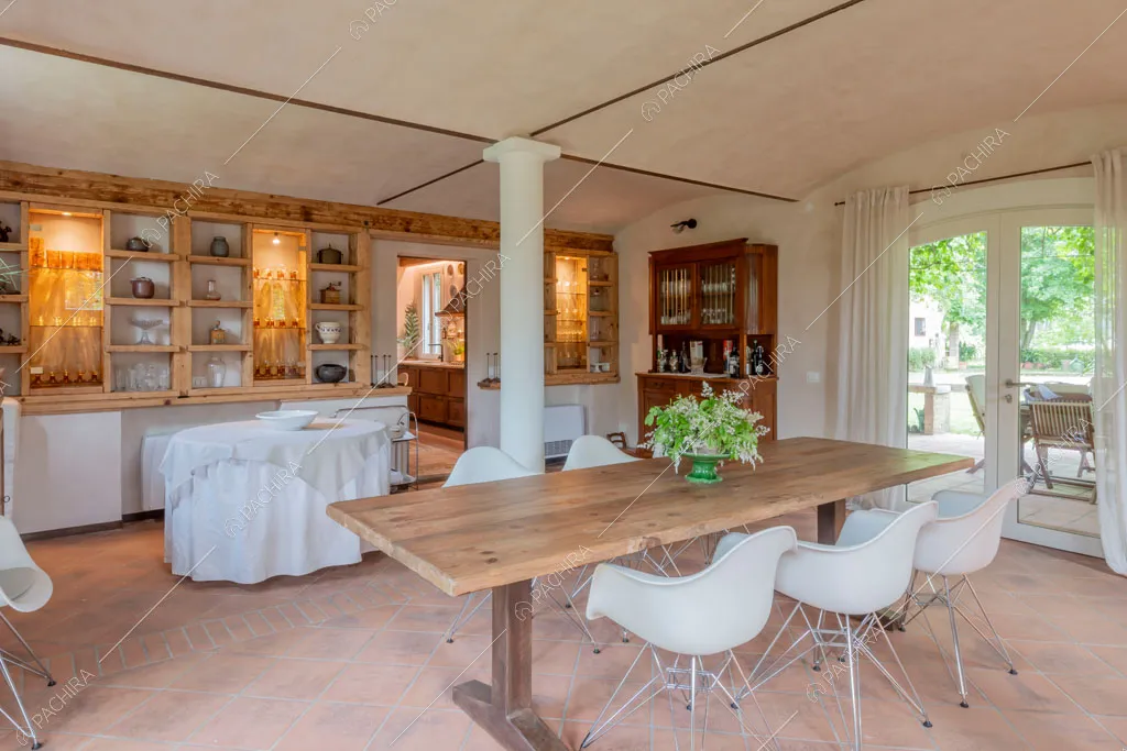 Sala della villa Missouri, location in stile rustico a Mantova