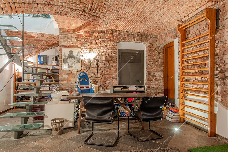 Studio del loft Fittonia, location in stile contemporaneo a Milano
