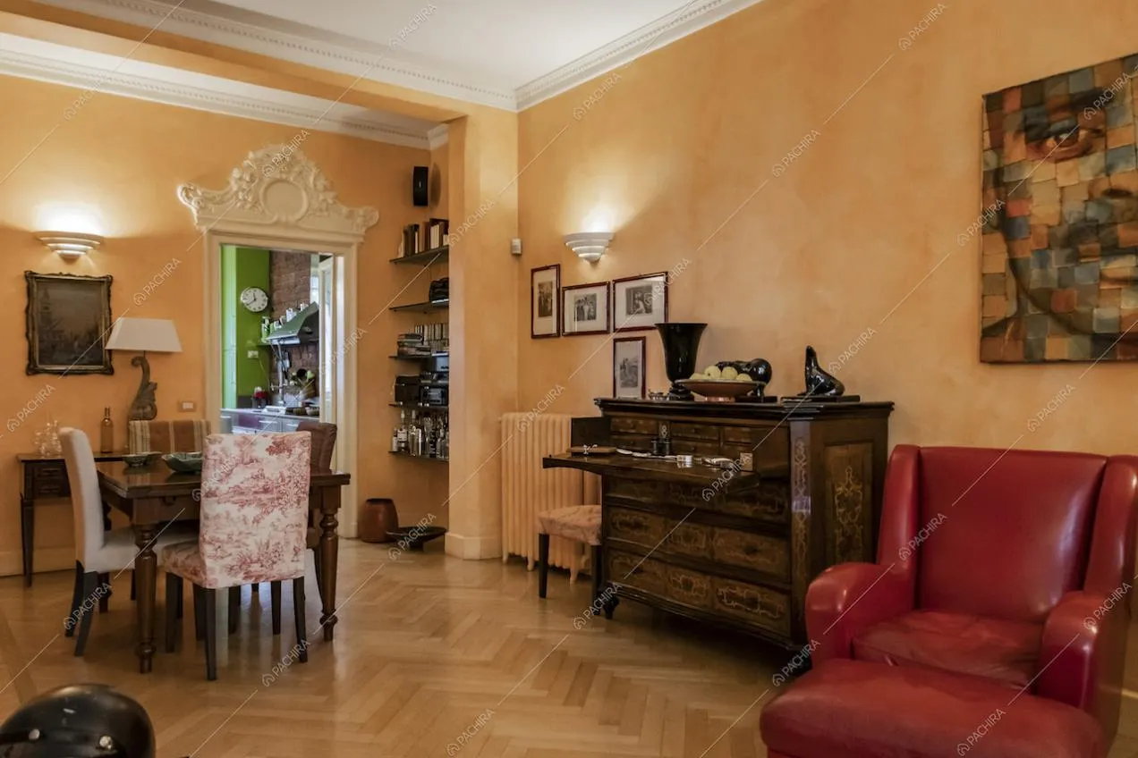 Sala della villa Curcuma, location in stile contemporaneo a Milano