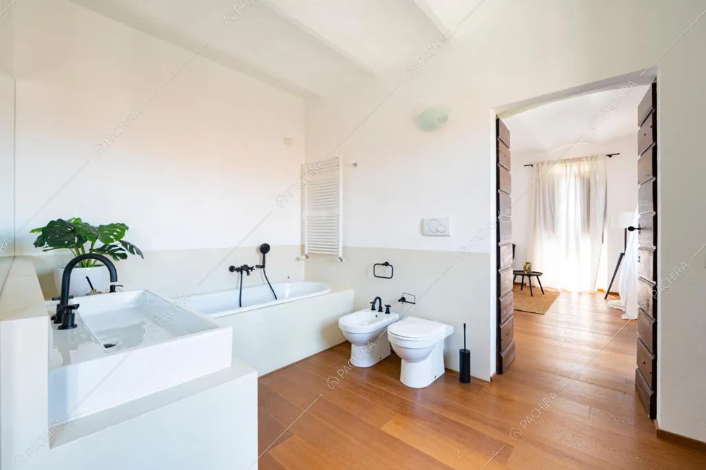 Bagno privato dell'agriturismo Favonio, location in stile country a Novara
