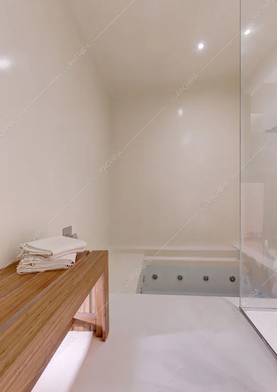 Vasca nel bagno dell'appartamento Passiflora, location in stile contemporaneo a Roma