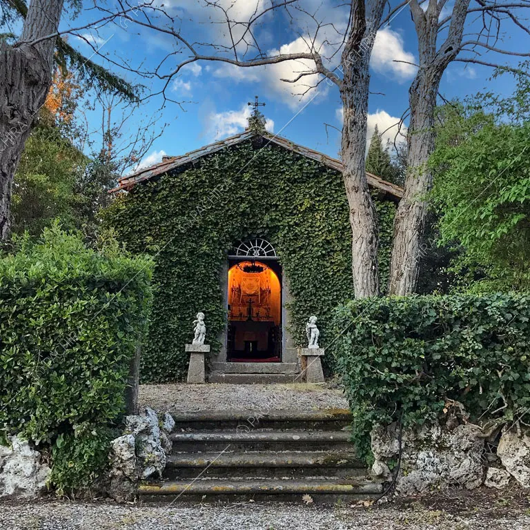 Cappella della villa Pieris, location in stile rustico a Roma