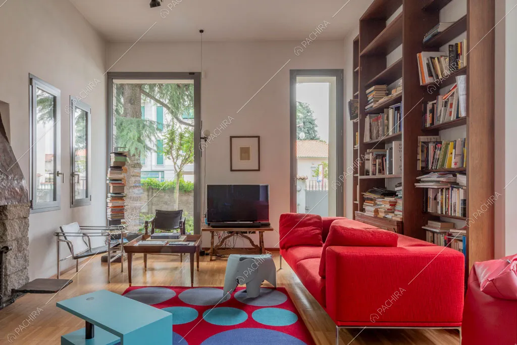 Sala della villa Wisteria, location in stile moderno a Milano