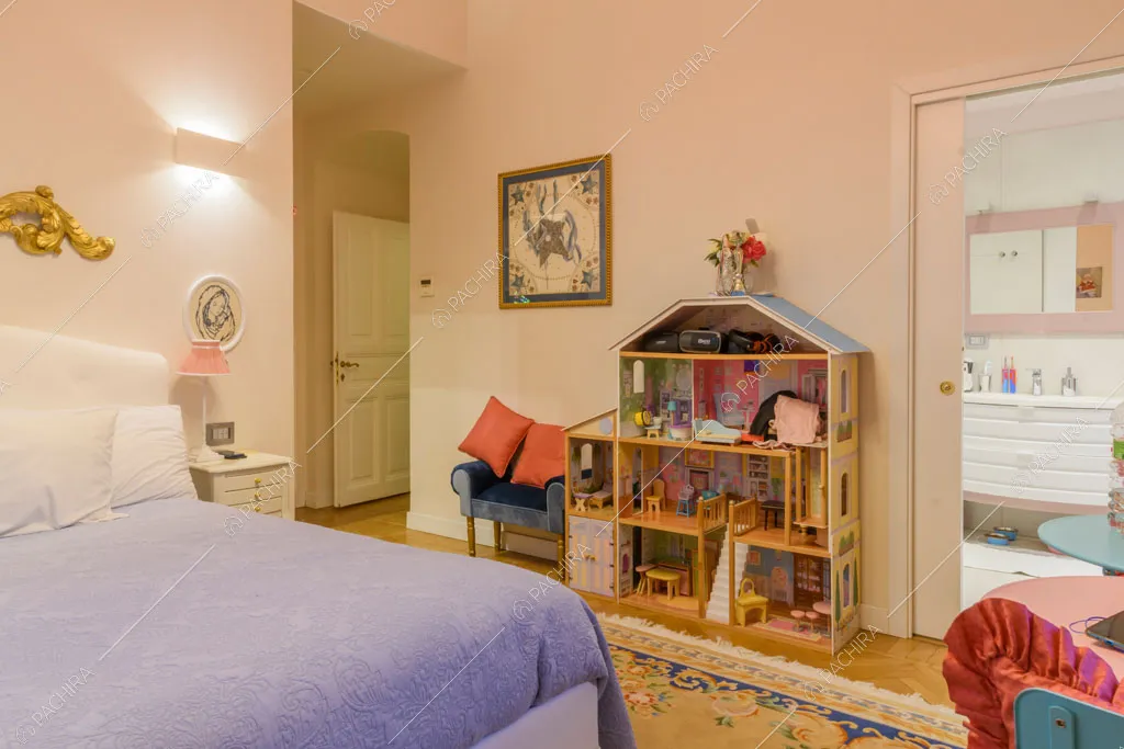 Camera da letto della location Amur, appartamento in stile insolito a Roma