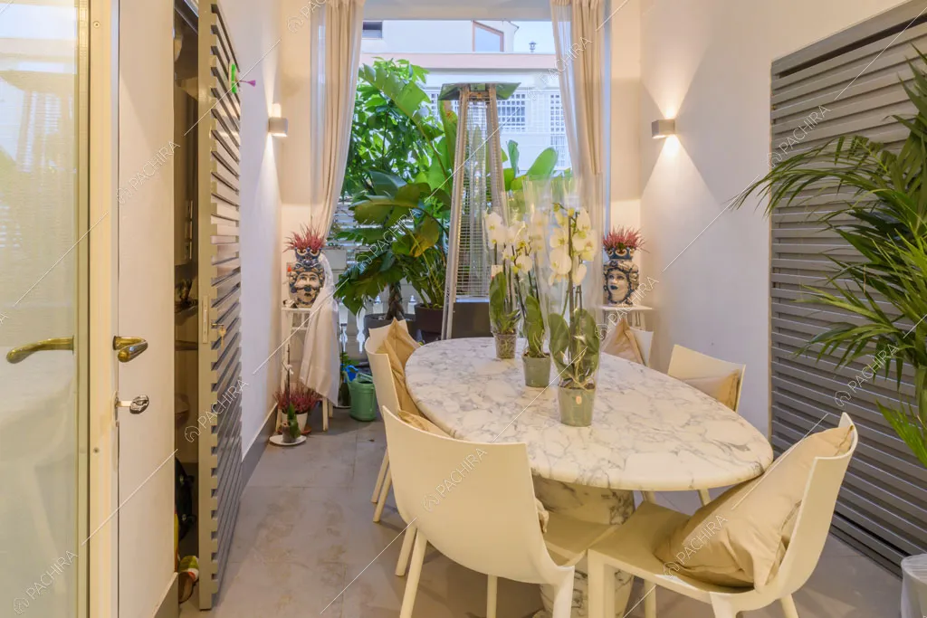 Veranda della location Amur, appartamento in stile insolito a Roma