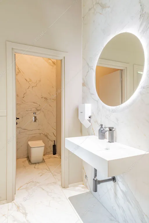 Bagno dell'espositivo Copper, location in stile industriale a Milano