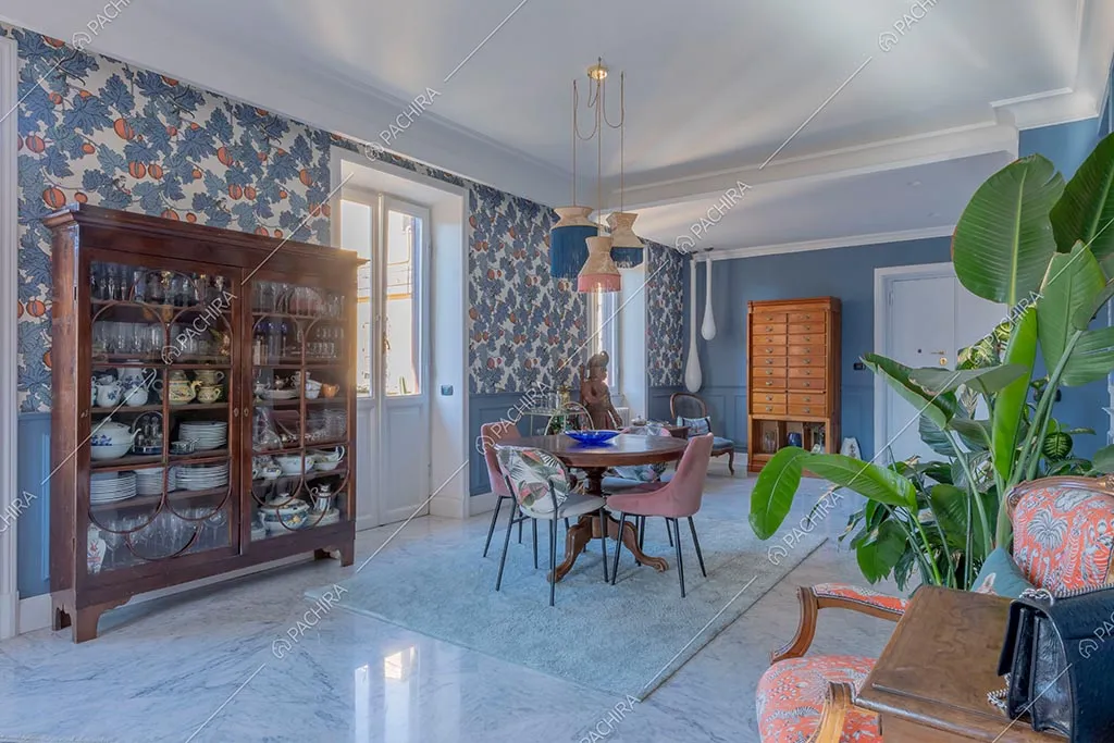 Sala dell'appartamento Zambesi, location in stile eclettico a Roma