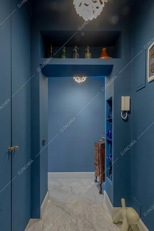 Corridoio dell'appartamento Zambesi, location in stile eclettico a Roma